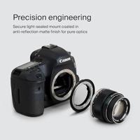Urth Lens Mount Adapter: Compatible with Olympus OM Lens to Canon (EF / EF S) Camera Body - thumbnail