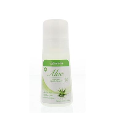 Grahams Deodorant mineral aloe 65 Milliliter Grahams Deodorant mineral aloe 65 Milliliter