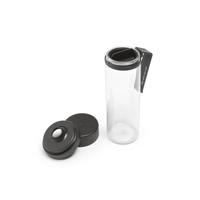 Brabantia Make & Take waterfles met zeef 0,5 liter dark grey - thumbnail