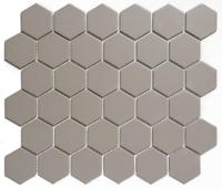 Mozaiek London Hexagon Grijs 5,1x5,9 - thumbnail