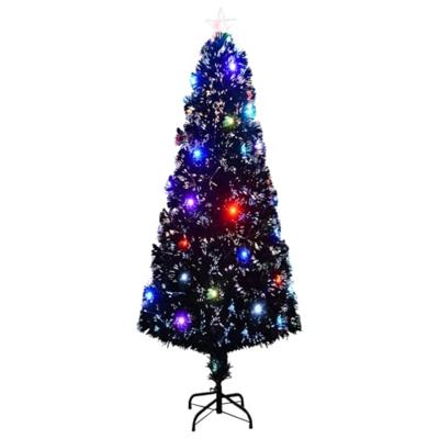 VidaXL Kerstboom met led en standaard 240 cm glasvezel