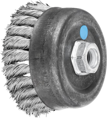 Pferd komborstel rvs 100mm m14 0.35 pos (u)