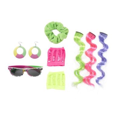 Feestset disco met accessoires - set van 8