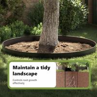 VidaXL Worteldoek zwart 0,7 x 15 m polyetheen - thumbnail