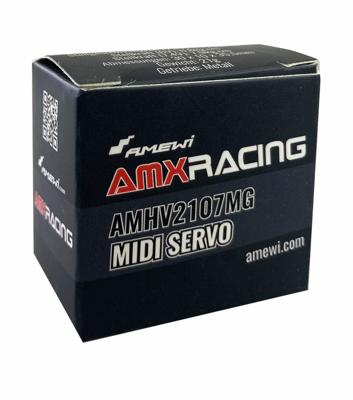 Amewi Standaard servo AMXRacing AMHV2107MG Midi Analoge servo Materiaal (aandrijving): Metaal