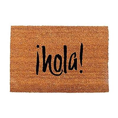 Deurmat EDM 74772 Bruin Zwart Intense licht Kastanjebruin 2/8-negro azulado 60 x 40 cm Rechthoekig