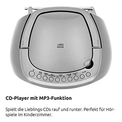 TechniSat DIGITRADIO 1990 Radio/CD-speler DAB+, VHF (FM) AUX, Bluetooth, CD, USB Acculaadfunctie, Wekfunctie Zilver TechniSat DIGITRADIO 1990 Radio/CD-speler DAB+, VHF (FM) AUX, Bluetooth, CD, USB Acculaadfunctie, Wekfunctie Zilver