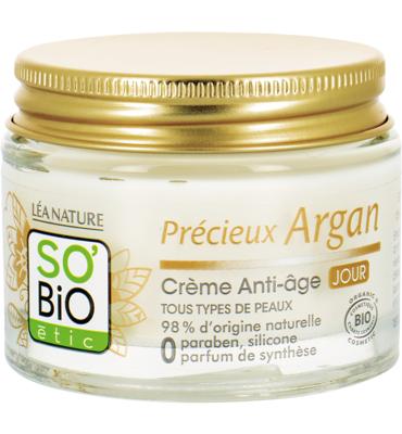 SO'BiO étic SO'BiO étic Précieux Argan Anti-Aging dagcreme
