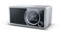 SHARP DR450 digitale radio (DAB/DAB+/FM met RDS, Bluetooth, wekkerfuncties, 6 watt), grijs - thumbnail