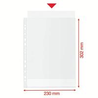Esselte premium geperforeerde showtas, 100 % gerecycleerd, ft A4, 100 micron, doos van 50 stuks - thumbnail