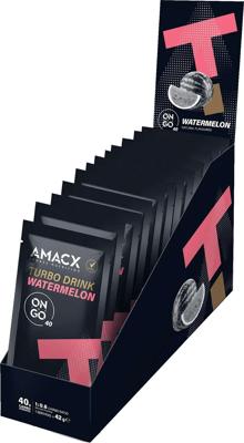 Amacx Energydrink Turbo On The Go 1:0,8 Lemon 12x42gr Amacx Energydrink Turbo On The Go 1:0,8 Lemon 12x42gr