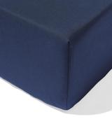 HEMA Hoeslaken 140x200cm zacht katoen donkerblauw (donkerblauw) - thumbnail