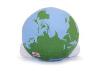 Love Hearts Aarde knuffel - You are my world - 18 cm - thumbnail