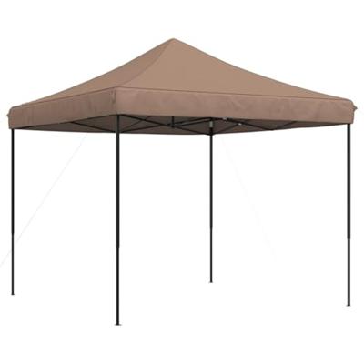VidaXL Partytent inklapbaar pop-up 292x292x315 cm bruin VidaXL Partytent inklapbaar pop-up 292x292x315 cm bruin