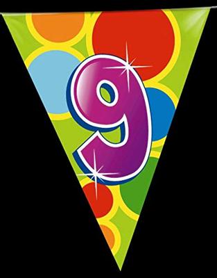 Haza Witbaard Vlaggenlijn 9 jaar, 10mtr.