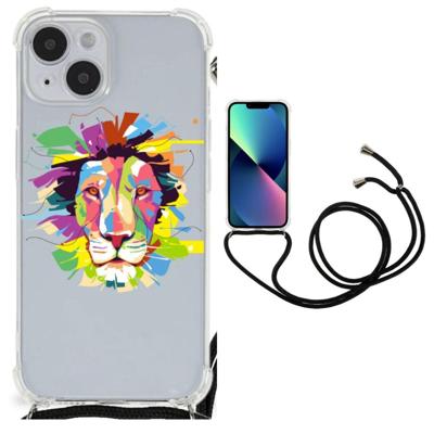 iPhone 14 Plus Stevig | Bumper Hoesje | Lion Color iPhone 14 Plus Stevig | Bumper Hoesje | Lion Color
