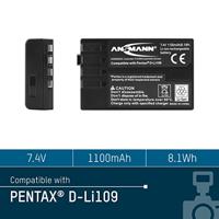 Ansmann A-Pen D-Li 109 Camera-accu Vervangt originele accu D-LI109 7.4 V 1100 mAh - thumbnail