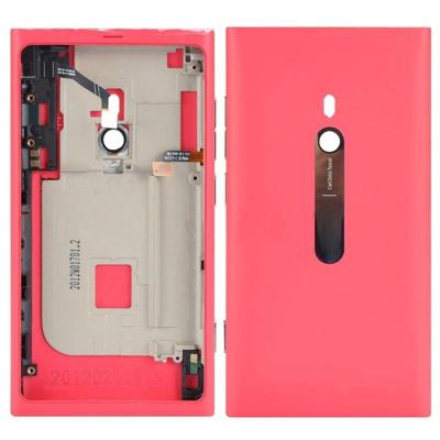 Dekking van de batterij terug met knoppen voor Nokia Lumia 800(Pink)