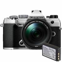 OM System OM-5 zilver + 14-150mm F/4.0-5.6 ED II + Peter Hadley BLS-5 Battery - thumbnail