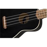 Fender California Coast Venice sopraan ukelele zwart - thumbnail