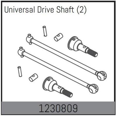 Absima - CVD Front Shafts (1230809)