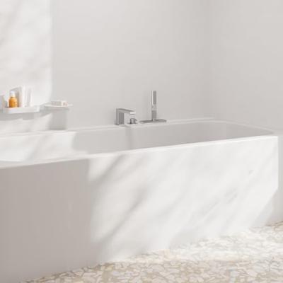 Hansgrohe Tecturis E 3-gats ééngreeps badrandmengkraan met sBox, chroom Hansgrohe Tecturis E 3-gats ééngreeps badrandmengkraan met sBox, chroom