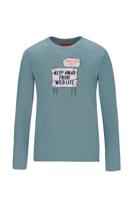 Tygo & Vito winter t-shirt jongens - blauw - Max - longsleeve - thumbnail