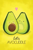 Poster Avocado Lets Avocuddle 61x91,5cm - thumbnail