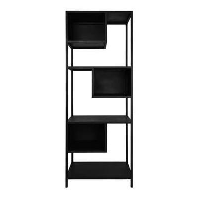 Open kast Jula 175cm met 3 vakken ? ijzer/zwart