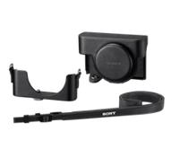 Sony RX100 leather case met mic jack opening (LCJRXKB.SYH) - thumbnail