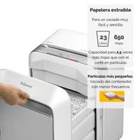 Fellowes Microshred papiervernietiger LX211, wit - thumbnail