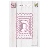 Nellie's Choice • multi frame dies geschulpte rechthoek 6st. - thumbnail