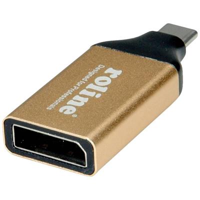 ROLINE GOLD Display Adapter USB Type C - DisplayPort v1.2 ROLINE GOLD Display Adapter USB Type C - DisplayPort v1.2