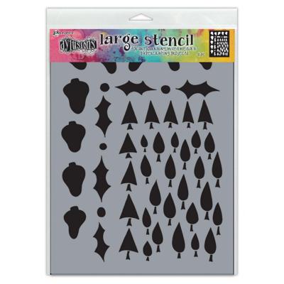 Ranger Ink Ranger • dylusions stencil tree border