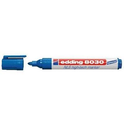 Viltstift edding 8030 NLS high-tech 1.5-3mm blauw | 10 stuks
