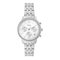 Fossil ES5217 Horloge Neutra Chrono staal zilverkleurig-wit 36 mm - thumbnail