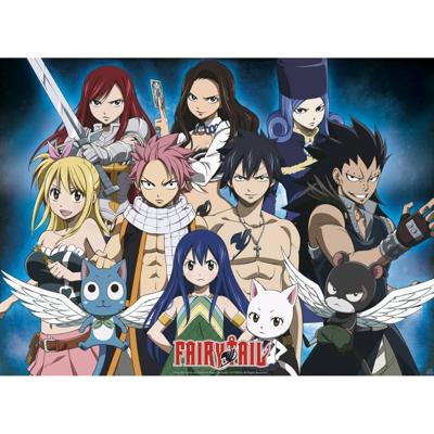 Poster Fairy Tail - Group 2 52x38cm Poster Fairy Tail - Group 2 52x38cm