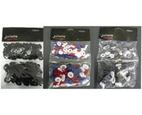Haarelastiekjes zak a 120stuks assorti - thumbnail