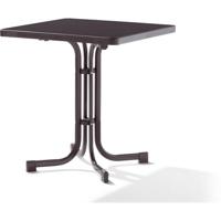 Sieger Klap tuintafel mecalit 70x70 - thumbnail