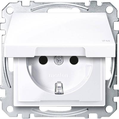 Merten MEG2314-0325 Wandcontactdoos System M Wit 1 stuk(s)