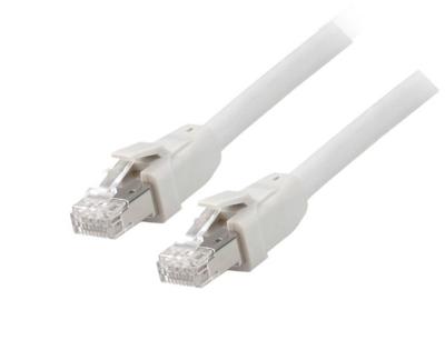 Equip 608010 patch cable, cat8.1, s/ftp (s-stp) rj-45, rj-45, grey, 1 m