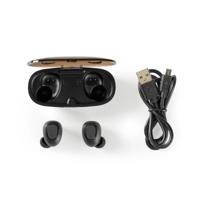 Volledig Draadloze Oordopjes | Bluetooth® | Maximale batterijduur: 5 uur | Drukbediening | Charging case | Draadloze oplaadcase | Ingebouwde microfoon | Ondersteuning voor spraakbesturing | Zwart - thumbnail