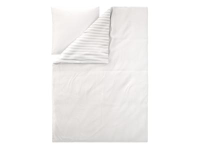 LIVARNO Luxe beddengoed satijn katoen bamboe mix, 240 x 220 cm (Wit)