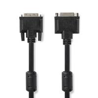 DVI-Kabel | DVI-I 24+5-Pins Male - DVI-I 24+5-Pins Female | 2,0 m | Zwart - thumbnail