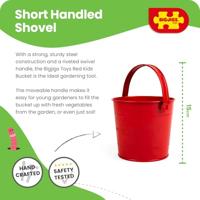 Bigjigs rode metalen emmer - thumbnail