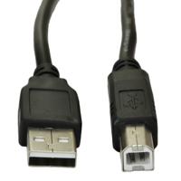Akyga AK-USB-12 USB-kabel USB 2.0 USB-A stekker, USB-B stekker 3.00 m Zwart - thumbnail