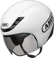Abus helm gamechanger tt 1.1 shiny white l 57-61cm - thumbnail