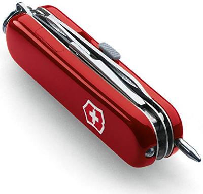 Victorinox Midnite Manager 0.6366 Zwitsers zakmes Met LED-lamp Aantal functies 10 Rood
