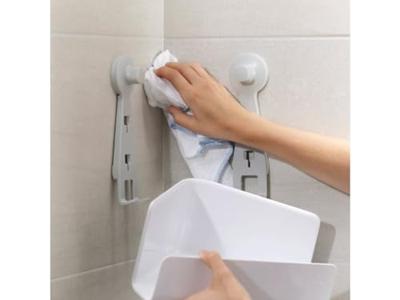 Joseph Joseph EasyStore - Doucherek - Met Spiegel - Hoek - Grijs Joseph Joseph EasyStore - Doucherek - Met Spiegel - Hoek - Grijs