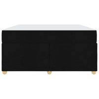Bedframe met matras Zwart 140 x 200 cm Stof - thumbnail